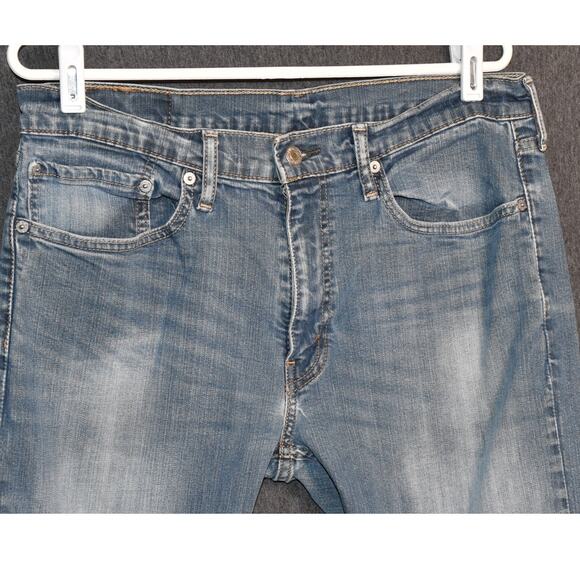 Levi's 559 Men's 34x30 Relaxed Straight Fit Distressed Denim Jeans - Picture 2 of 8